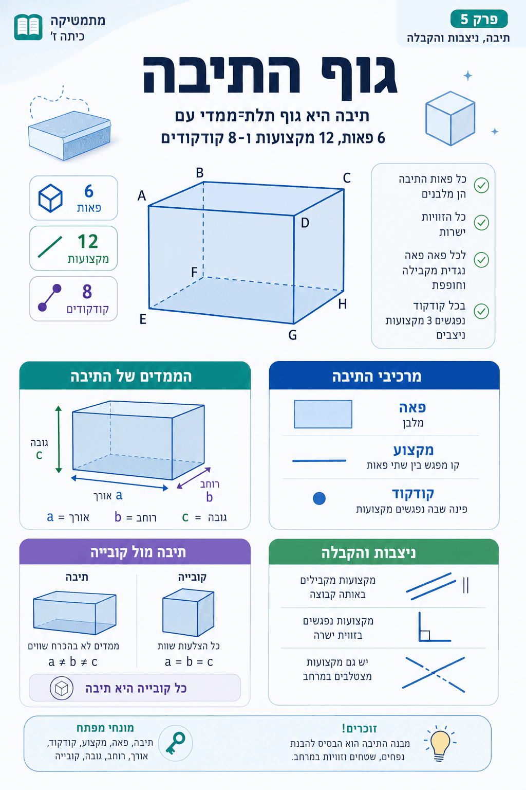 גוף התיבה - סיכום מלא ומפורט